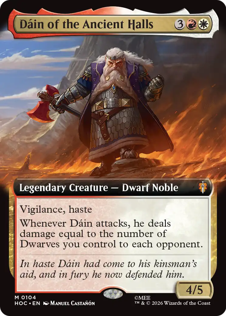 Dain of the Ancient Halls (Extended Art) [The Hobbit: Eternal-Legal] | Red Claw Gaming