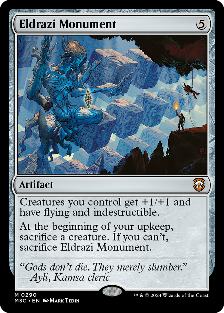 Eldrazi Monument (Ripple Foil) [Modern Horizons 3 Commander] MTG Single Magic: The Gathering | Red Claw Gaming