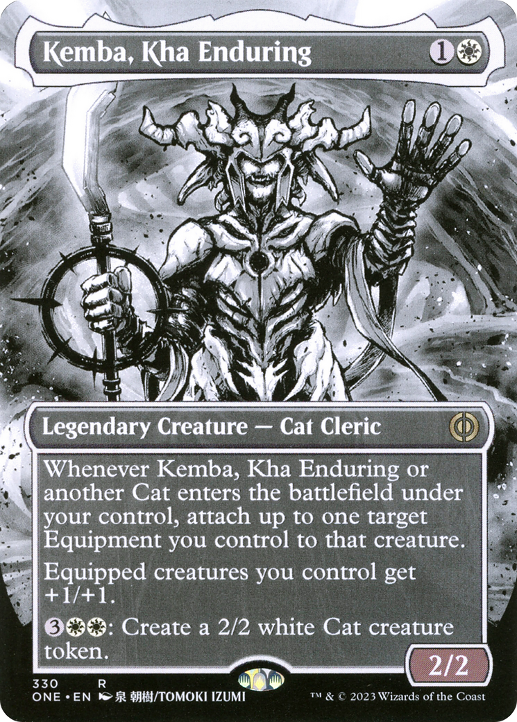Kemba, Kha Enduring (Borderless Manga) [Phyrexia: All Will Be One] MTG Single Magic: The Gathering | Red Claw Gaming