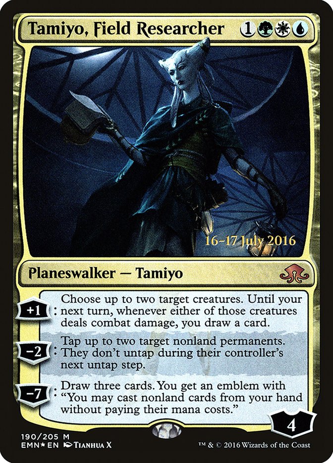 Tamiyo, Field Researcher [Eldritch Moon Prerelease Promos] MTG Single Magic: The Gathering | Red Claw Gaming