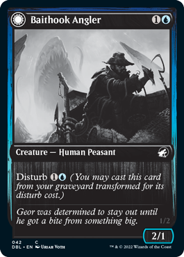 Baithook Angler // Hook-Haunt Drifter [Innistrad: Double Feature] MTG Single Magic: The Gathering | Red Claw Gaming