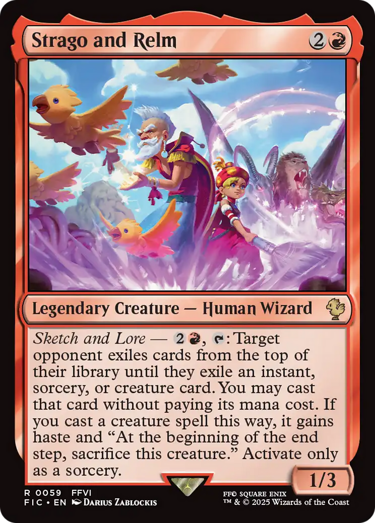 Strago and Relm [FINAL FANTASY Commander] MTG Single Magic: The Gathering | Red Claw Gaming