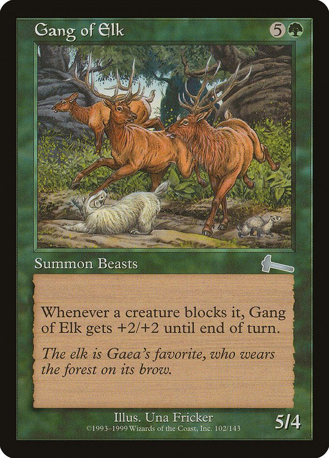 Gang of Elk [Urza's Legacy] MTG Single Magic: The Gathering | Red Claw Gaming