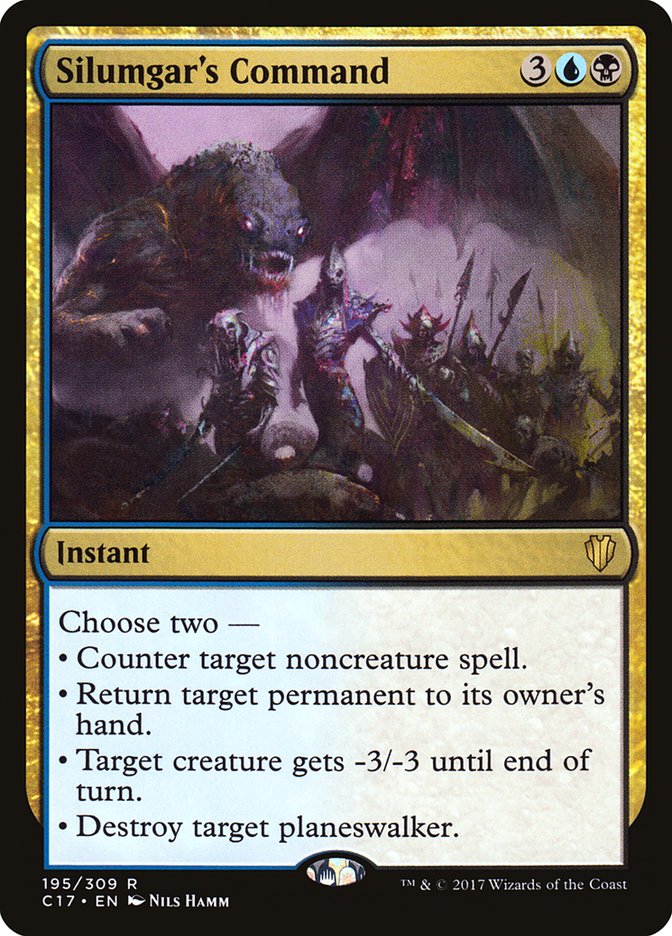 Silumgar's Command [Commander 2017] MTG Single Magic: The Gathering | Red Claw Gaming