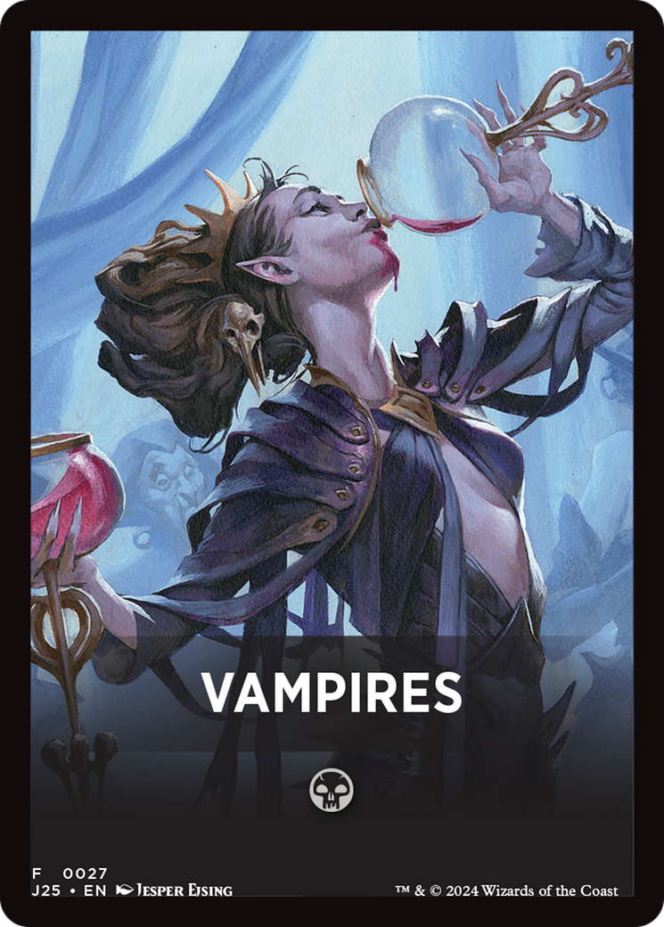 Vampires Theme Card [Foundations Jumpstart Front Cards] MTG Single Magic: The Gathering | Red Claw Gaming