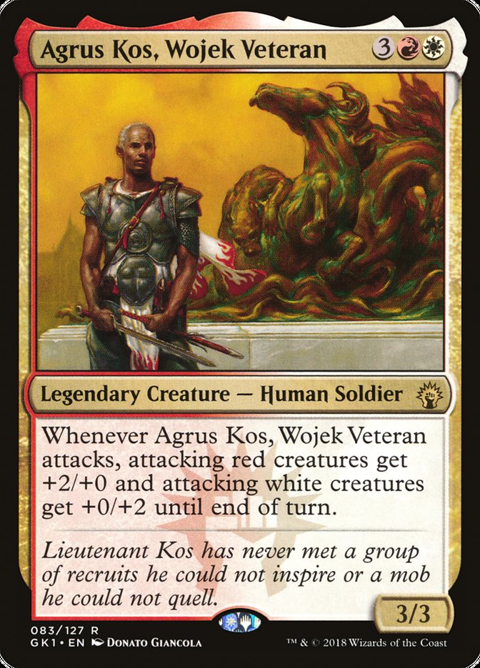 Agrus Kos, Wojek Veteran [Guilds of Ravnica Guild Kit] MTG Single Magic: The Gathering | Red Claw Gaming