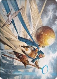 Linvala, Shield of Sea Gate Art Card [Zendikar Rising Art Series] MTG Single Magic: The Gathering | Red Claw Gaming