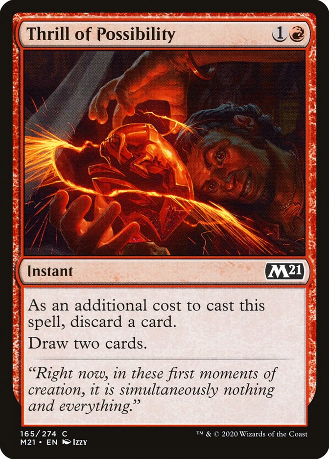 Thrill of Possibility [Core Set 2021] MTG Single Magic: The Gathering | Red Claw Gaming