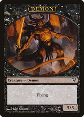 Angel // Demon Double-Sided Token (Oversized) [Open the Helvault] MTG Single Magic: The Gathering | Red Claw Gaming