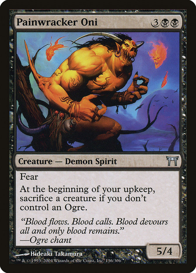 Painwracker Oni [Champions of Kamigawa] MTG Single Magic: The Gathering | Red Claw Gaming
