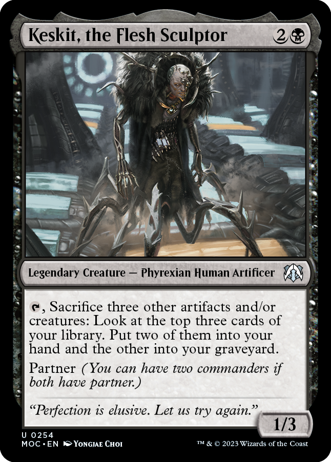 Keskit, the Flesh Sculptor [March of the Machine Commander] MTG Single Magic: The Gathering | Red Claw Gaming
