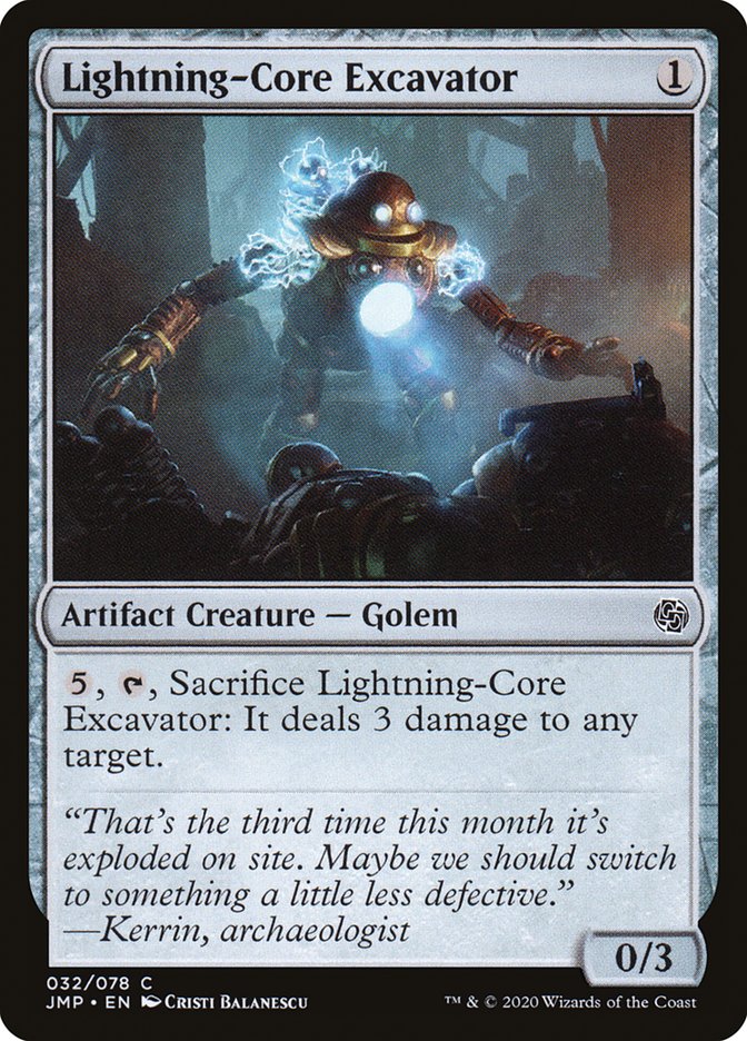 Lightning-Core Excavator [Jumpstart] MTG Single Magic: The Gathering | Red Claw Gaming