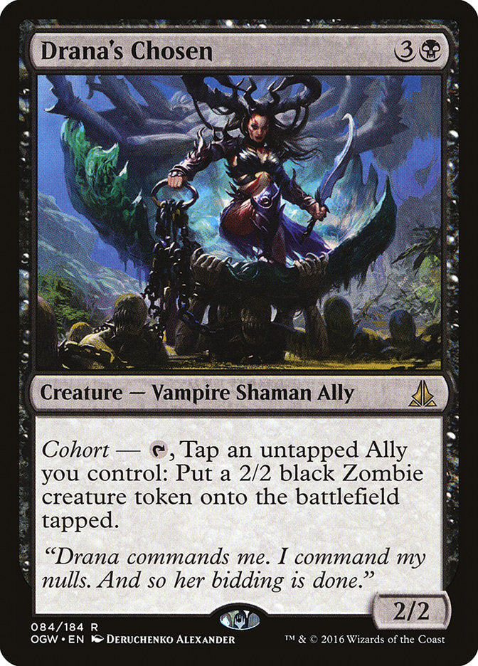 Drana's Chosen [Oath of the Gatewatch] MTG Single Magic: The Gathering | Red Claw Gaming