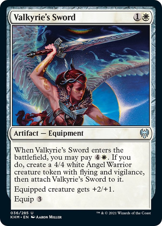 Valkyrie's Sword [Kaldheim] MTG Single Magic: The Gathering | Red Claw Gaming