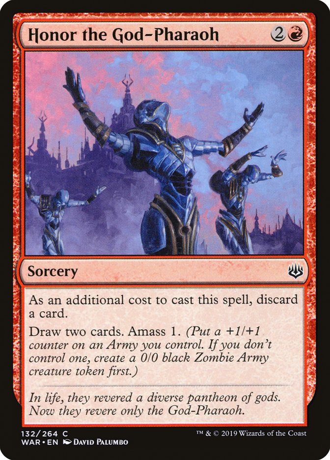 Honor the God-Pharaoh [War of the Spark] MTG Single Magic: The Gathering | Red Claw Gaming