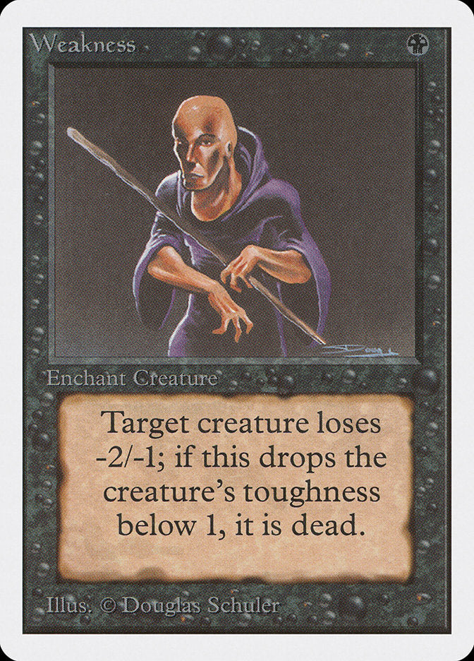 Weakness [Unlimited Edition] MTG Single Magic: The Gathering | Red Claw Gaming