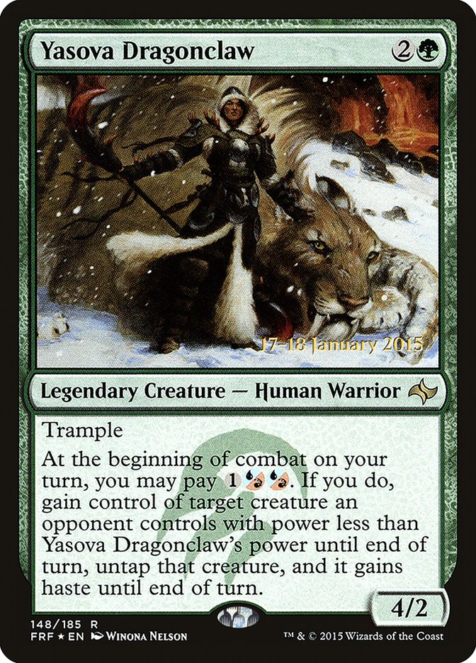 Yasova Dragonclaw [Fate Reforged Prerelease Promos] MTG Single Magic: The Gathering | Red Claw Gaming