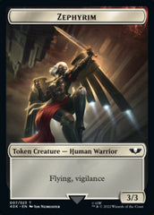 Soldier (002) // Zephyrim Double-Sided Token (Surge Foil) [Warhammer 40,000 Tokens] MTG Single Magic: The Gathering | Red Claw Gaming