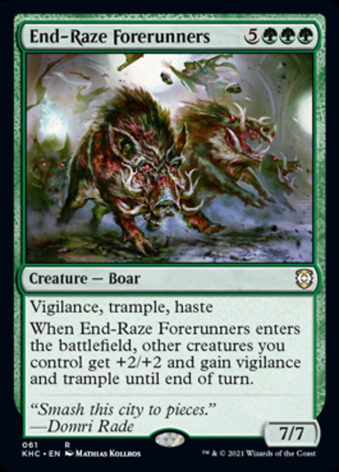 End-Raze Forerunners [Kaldheim Commander] MTG Single Magic: The Gathering | Red Claw Gaming