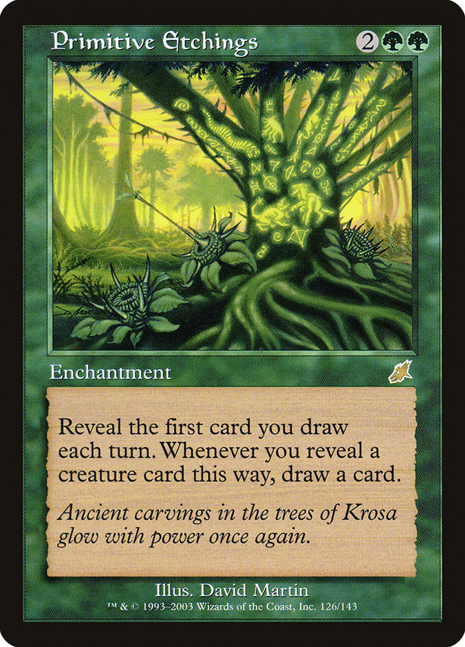 Primitive Etchings [Scourge] MTG Single Magic: The Gathering | Red Claw Gaming