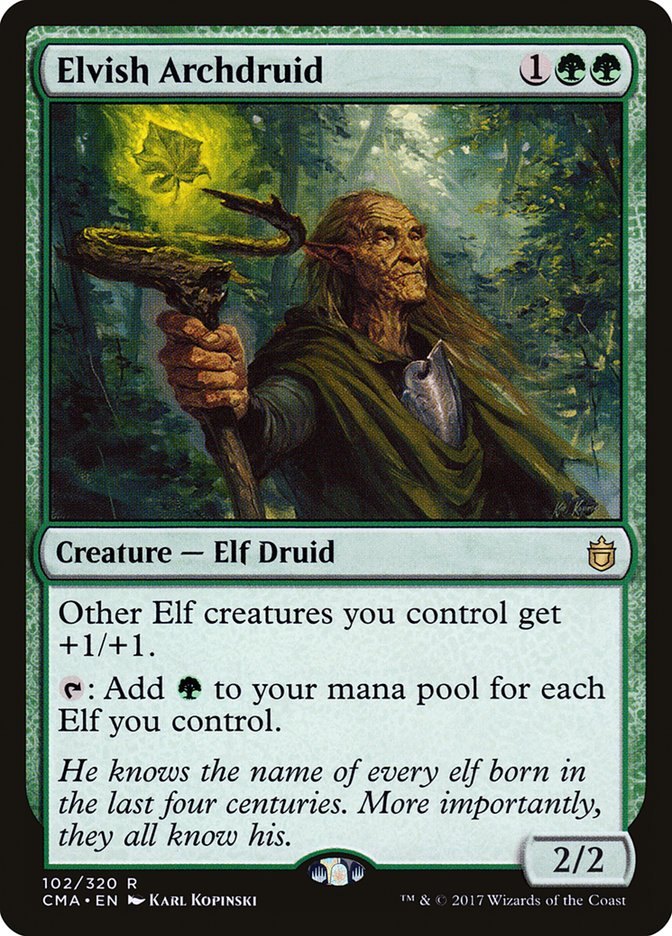 Elvish Archdruid [Commander Anthology] MTG Single Magic: The Gathering | Red Claw Gaming