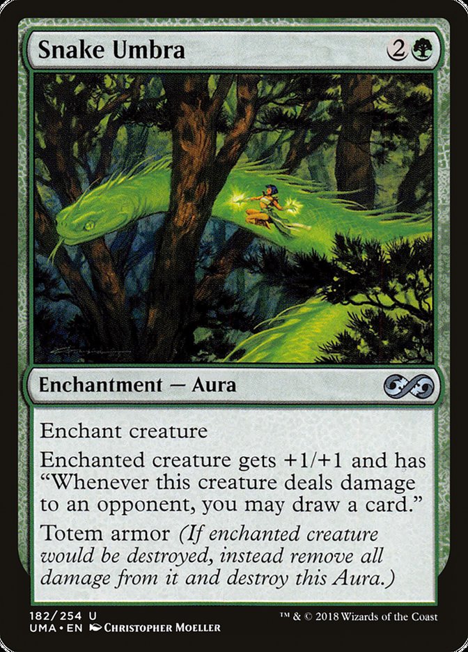 Snake Umbra [Ultimate Masters] MTG Single Magic: The Gathering | Red Claw Gaming