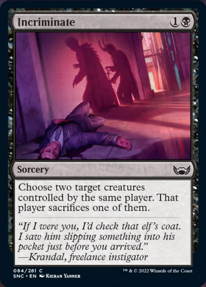 Incriminate [Streets of New Capenna] MTG Single Magic: The Gathering | Red Claw Gaming