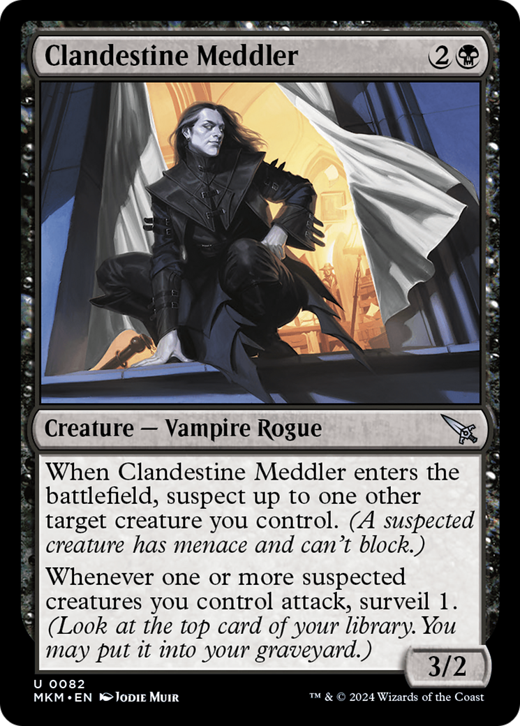 Clandestine Meddler (White) [Murders at Karlov Manor] MTG Single Magic: The Gathering    | Red Claw Gaming