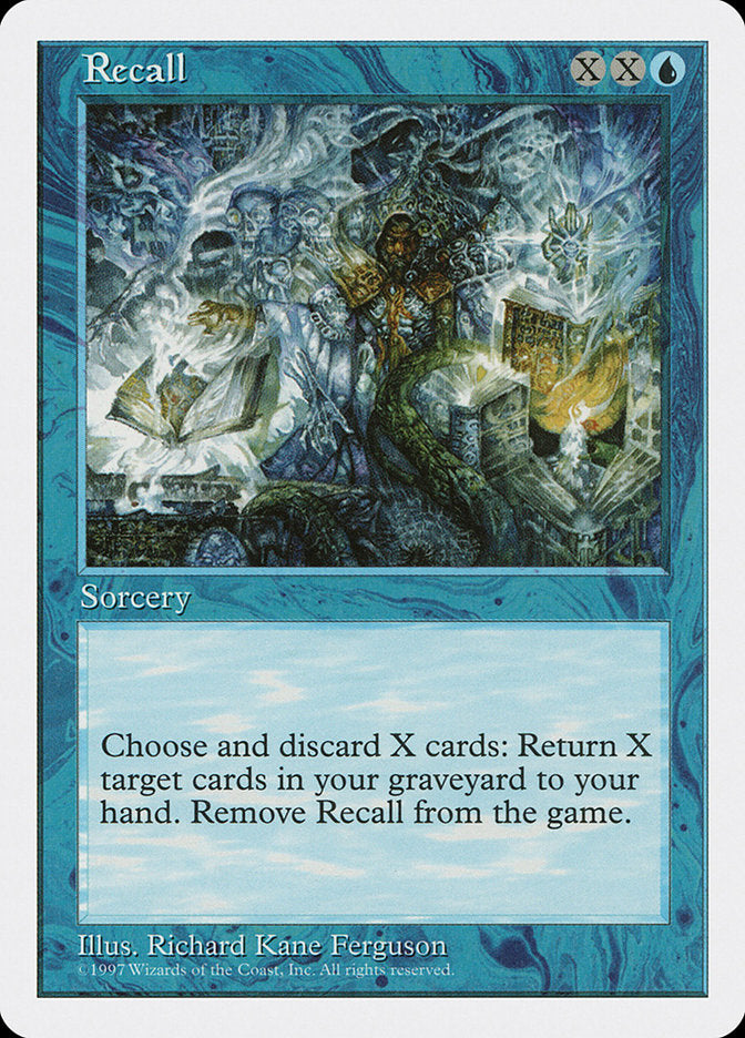 Recall [Fifth Edition] MTG Single Magic: The Gathering | Red Claw Gaming