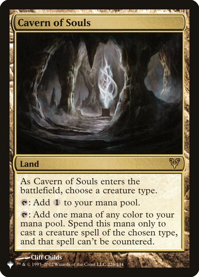 Cavern of Souls [The List] MTG Single Magic: The Gathering | Red Claw Gaming