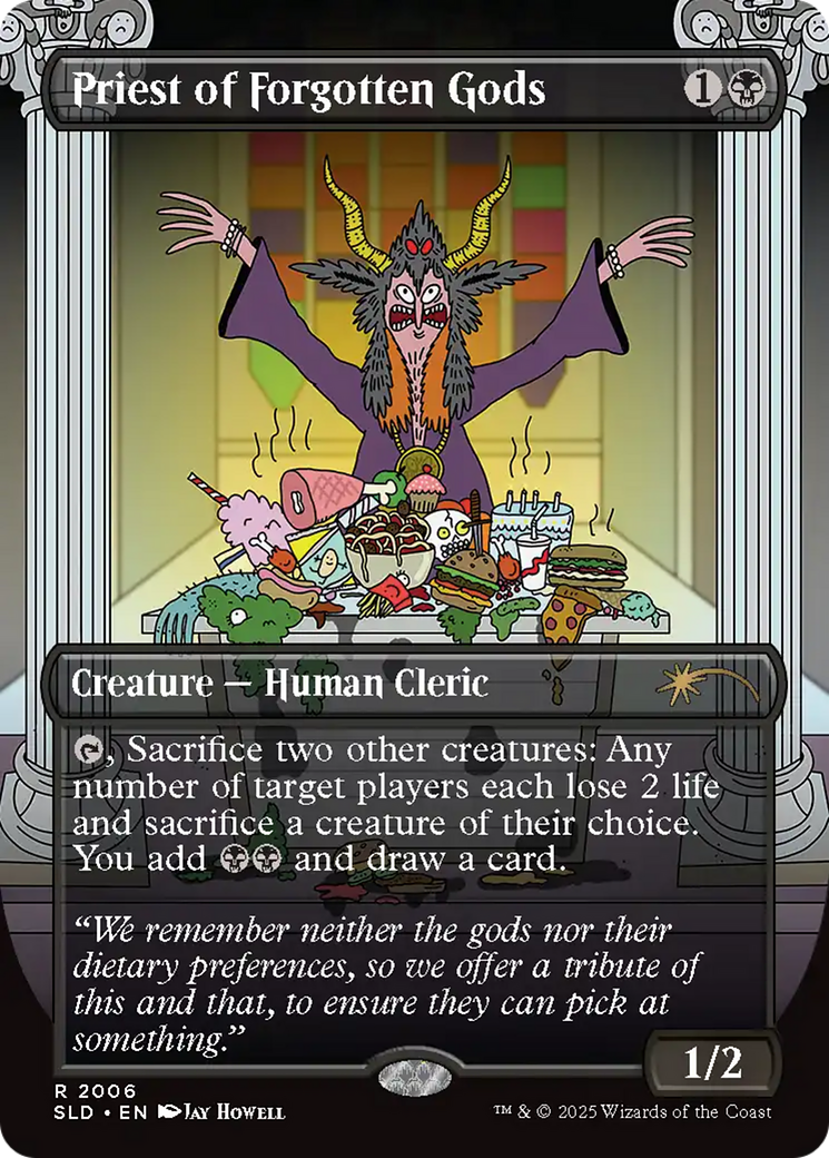 Priest of Forgotten Gods (Rainbow Foil) [Secret Lair Drop Series] MTG Single Magic: The Gathering | Red Claw Gaming