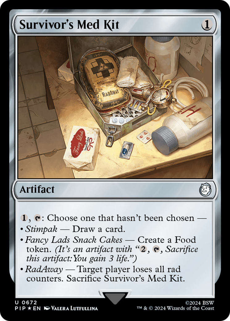Survivor's Med Kit (Surge Foil) [Fallout] MTG Single Magic: The Gathering | Red Claw Gaming