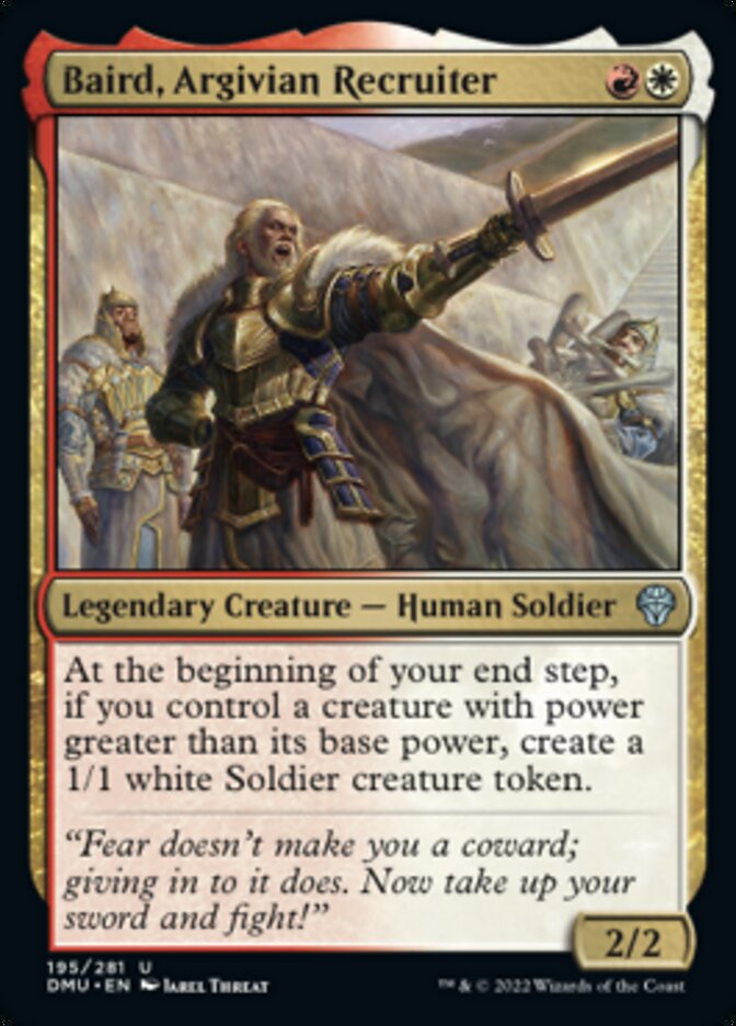 Baird, Argivian Recruiter [Dominaria United] MTG Single Magic: The Gathering | Red Claw Gaming