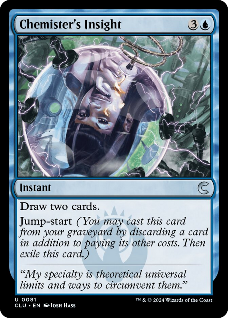 Chemister's Insight [Ravnica: Clue Edition] MTG Single Magic: The Gathering | Red Claw Gaming