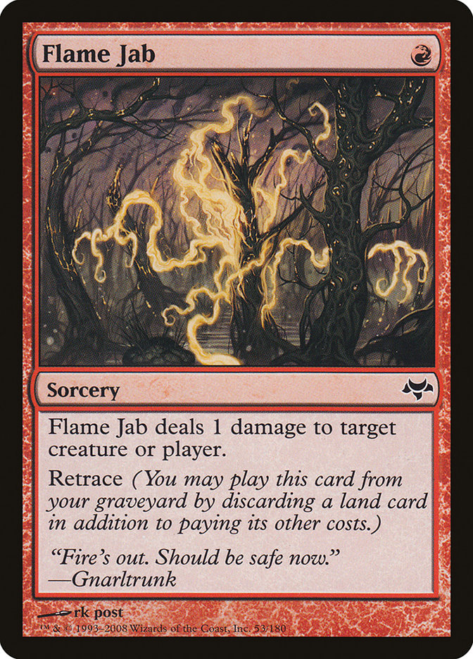 Flame Jab [Eventide] MTG Single Magic: The Gathering | Red Claw Gaming