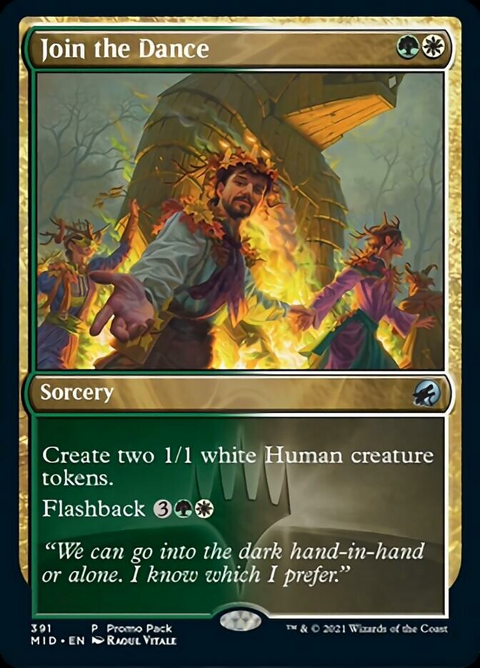 Join the Dance (Promo Pack) [Innistrad: Midnight Hunt Promos] MTG Single Magic: The Gathering | Red Claw Gaming