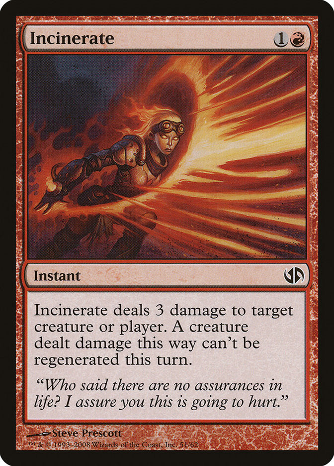 Incinerate [Duel Decks: Jace vs. Chandra] MTG Single Magic: The Gathering | Red Claw Gaming