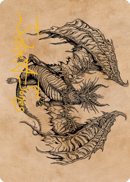 Ganax, Astral Hunter Art Card (Gold-Stamped Signature) [Commander Legends: Battle for Baldur's Gate Art Series] MTG Single Magic: The Gathering | Red Claw Gaming
