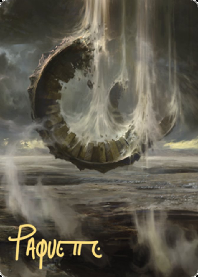Wasteland Art Card (Gold-Stamped Signature) [Zendikar Rising Art Series] MTG Single Magic: The Gathering | Red Claw Gaming