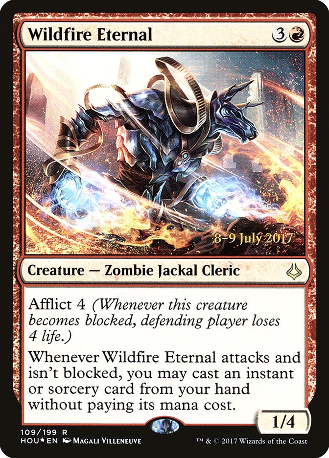 Wildfire Eternal [Hour of Devastation Prerelease Promos] MTG Single Magic: The Gathering | Red Claw Gaming