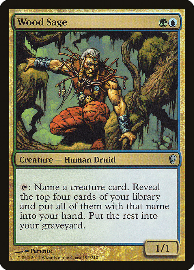Wood Sage [Conspiracy] MTG Single Magic: The Gathering | Red Claw Gaming