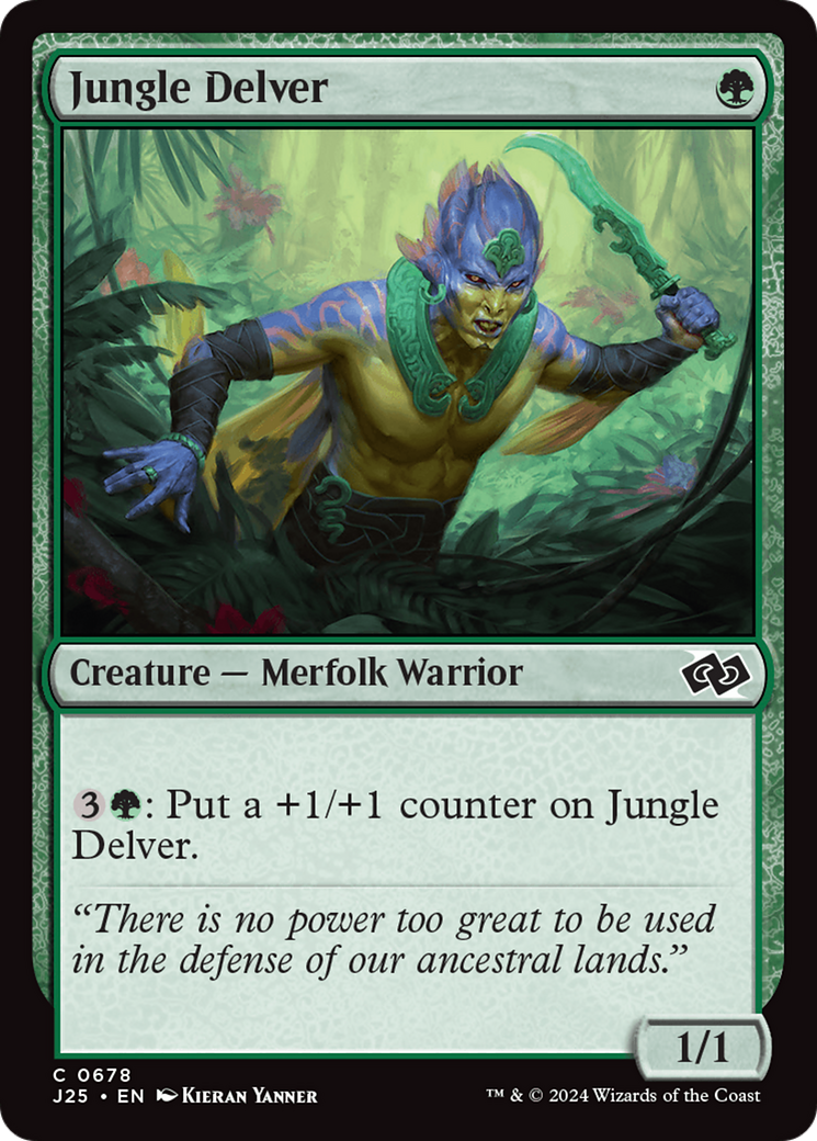 Jungle Delver [Foundations Jumpstart] MTG Single Magic: The Gathering | Red Claw Gaming