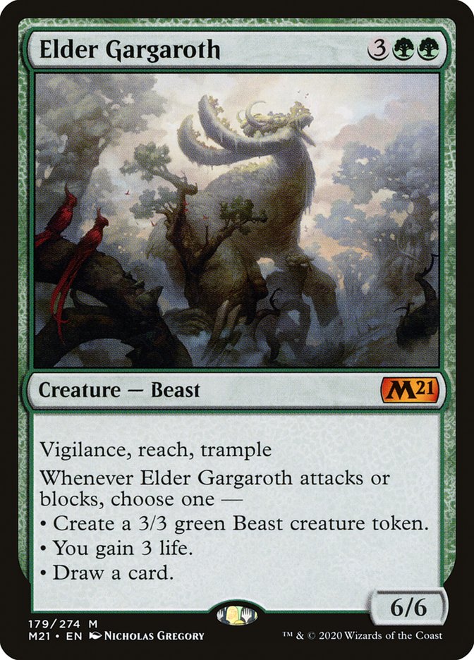 Elder Gargaroth [Core Set 2021] MTG Single Magic: The Gathering | Red Claw Gaming