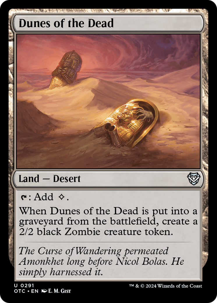 Dunes of the Dead [Outlaws of Thunder Junction Commander] MTG Single Magic: The Gathering | Red Claw Gaming