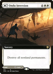 Ondu Inversion // Ondu Skyruins (Extended Art) [Zendikar Rising] MTG Single Magic: The Gathering | Red Claw Gaming