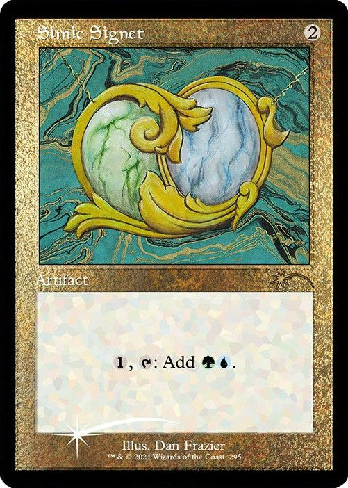 Simic Signet (Retro) (Foil Etched) [Secret Lair Drop Series] MTG Single Magic: The Gathering | Red Claw Gaming