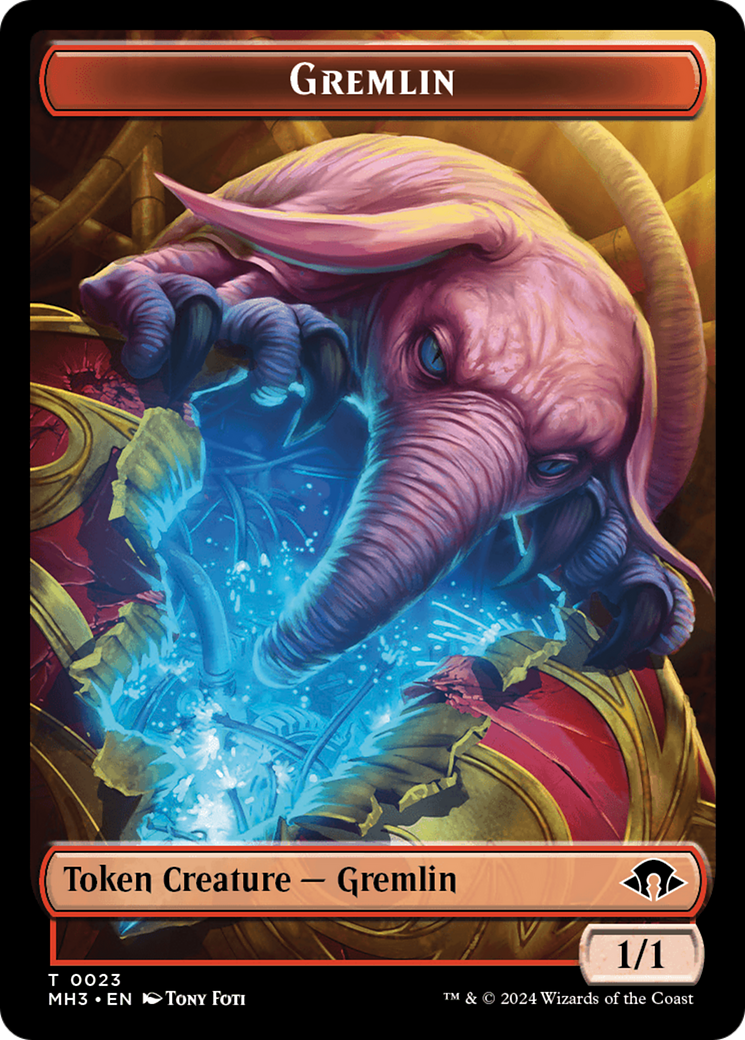 Gremlin Token [Modern Horizons 3 Tokens] MTG Single Magic: The Gathering | Red Claw Gaming