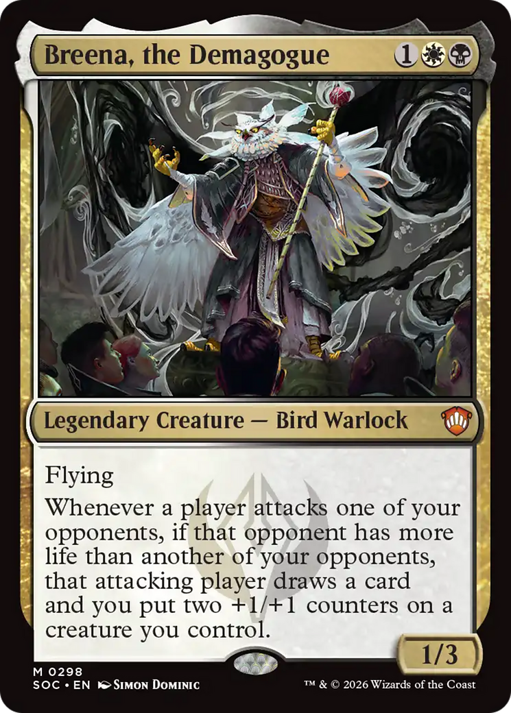 Breena, the Demagogue [Secrets of Strixhaven Commander] MTG Single Magic: The Gathering | Red Claw Gaming