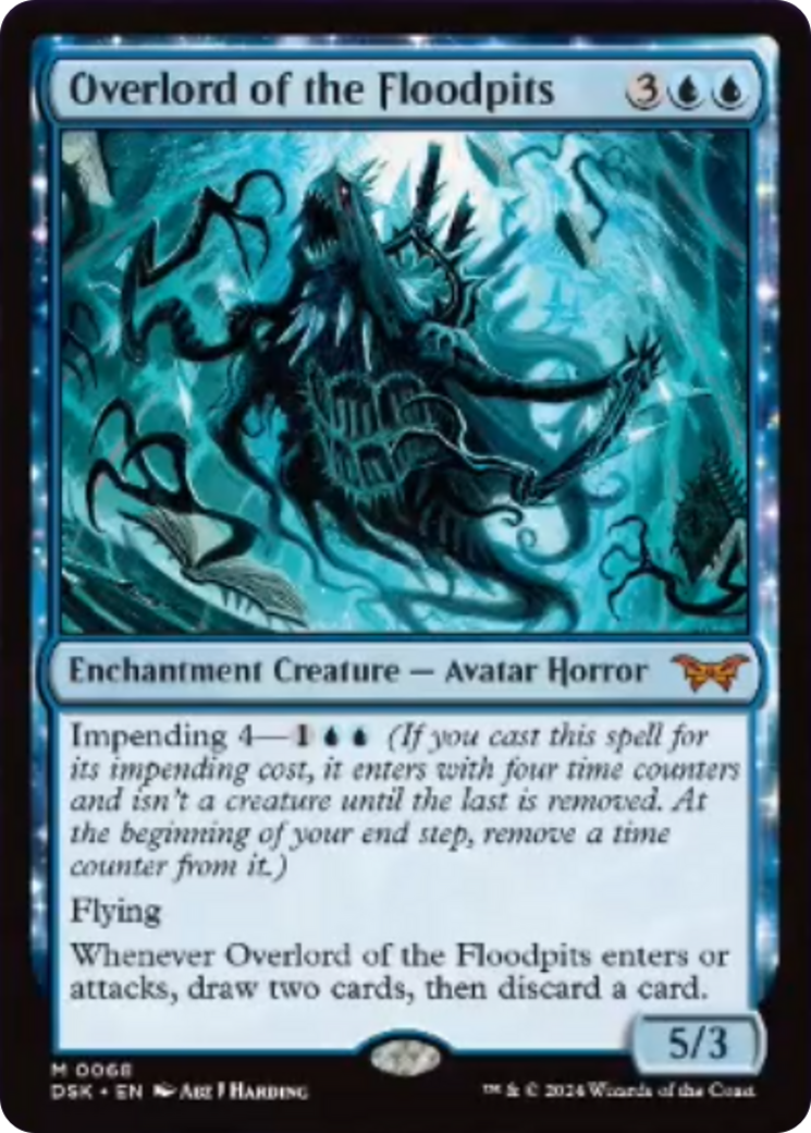 Overlord of the Floodpits [Duskmourn: House of Horror] MTG Single Magic: The Gathering | Red Claw Gaming