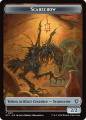 Saproling // Scarecrow Double-Sided Token [Lorwyn Eclipsed Tokens] MTG Single Magic: The Gathering | Red Claw Gaming